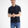 Dark blue men's polo shirt LERROS - Men