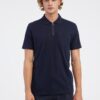 Dark blue men's polo shirt LERROS - Men