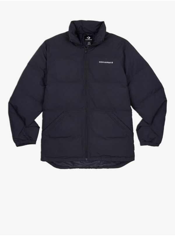 Dark blue men's quilted winter jacket Converse - Men