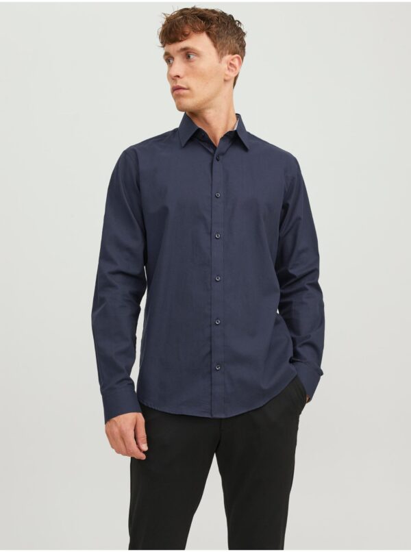 Dark blue men's shirt Jack & Jones Label - Men's