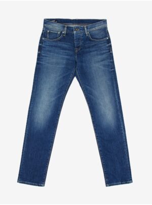 Dark blue men's slim fit jeans Pepe Jeans Cane - Men's