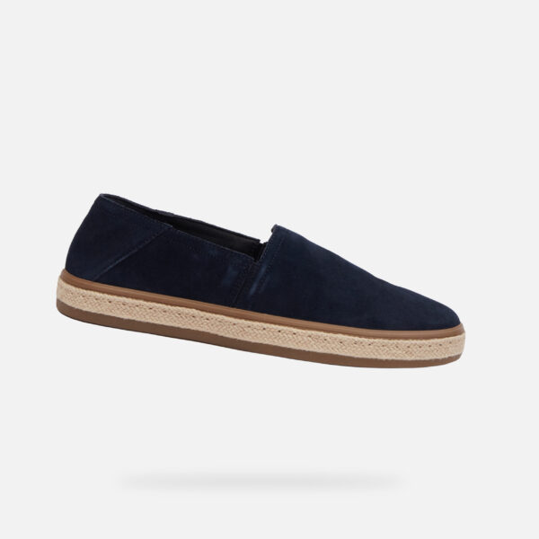 Dark blue men's slip-on espadrilles Geox Pantelleria - Men's