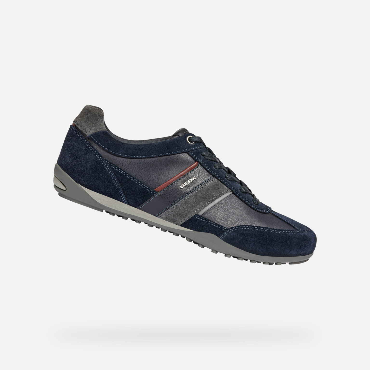 Dark blue men's sneakers Geox Wells - Men's