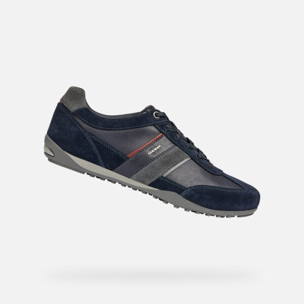 Dark blue men's sneakers Geox Wells - Men's