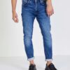 Dark blue men's straight fit jeans Pepe Jeans Stanley - Men
