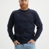 Dark blue men's sweatshirt LERROS - Men