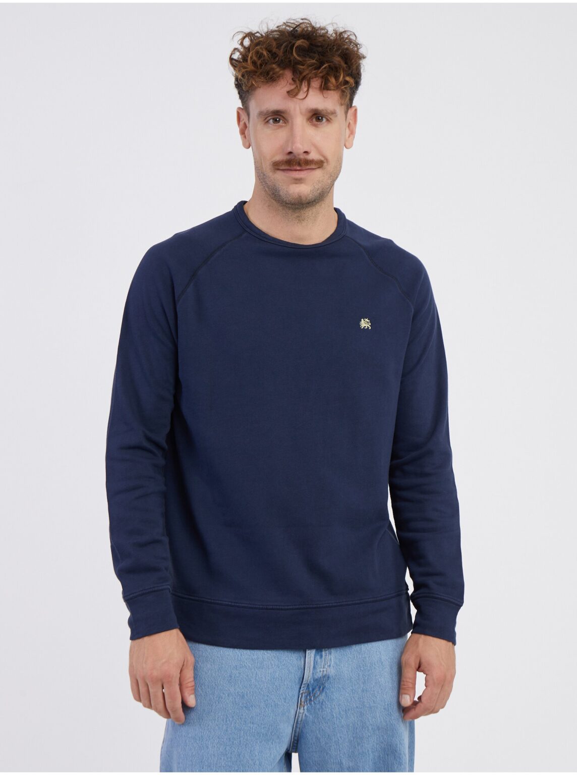 Dark blue men's sweatshirt LERROS - Men