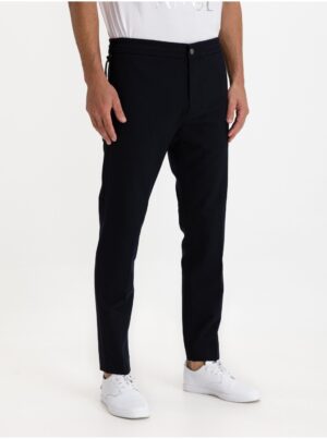 Dark blue men's trousers with wool Replay - Men's Dark blue men's trousers with wool Replay - Men's