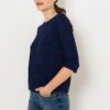 Dark blue patterned T-shirt CAMAIEU - Women