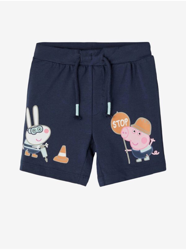 Dark blue patterned boys' shorts name it Marl - Boys