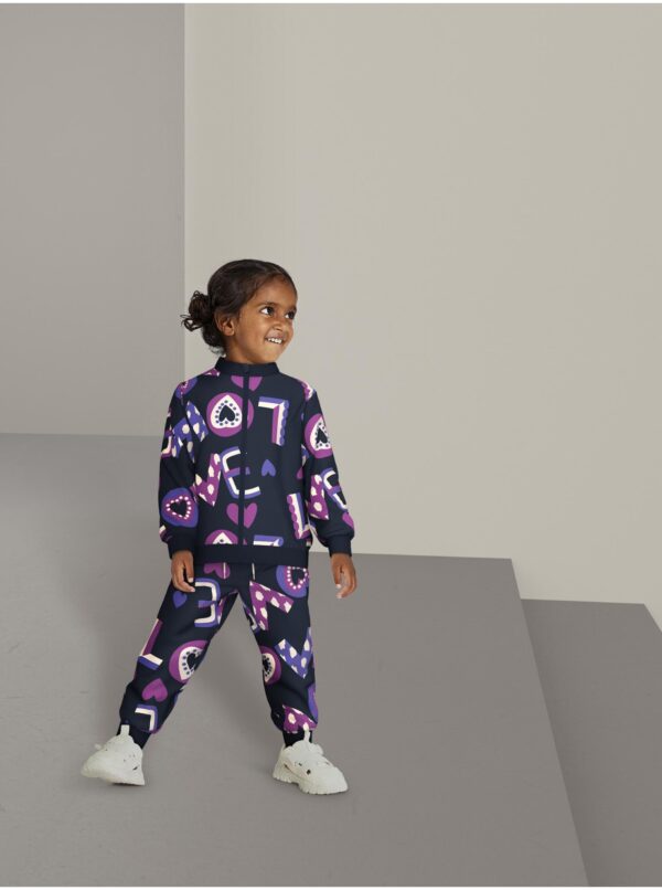 Dark blue patterned sweatpants for girls name it Nila - Girls