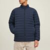 Dark blue quilted jacket Jack & Jones Puffer - Men's