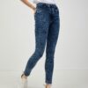 Dark blue skinny fit jeans TALLY WEiJL - Women