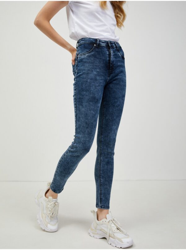 Dark blue skinny fit jeans TALLY WEiJL - Women