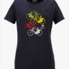 Dark blue women's T-shirt with killtec print - Women's