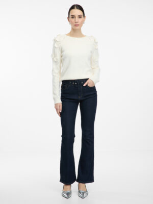 Dark blue women's bootcut jeans ORSAY - Women's