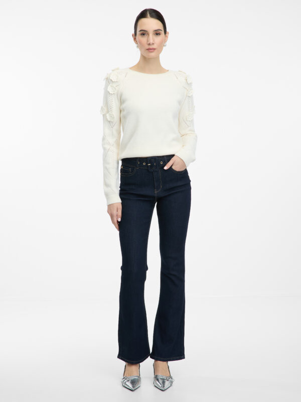Dark blue women's bootcut jeans ORSAY - Women's