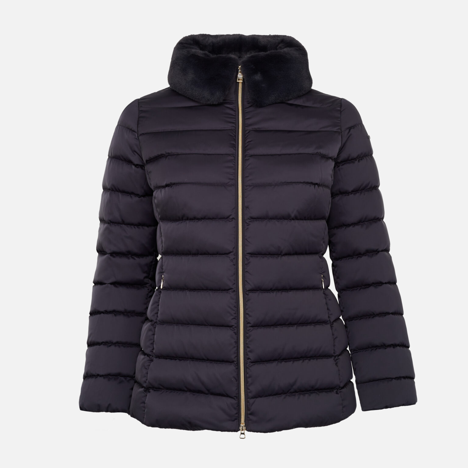 Dark blue women's down jacket Geox Bettanie - Women's