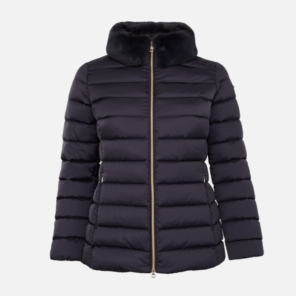 Dark blue women's down jacket Geox Bettanie - Women's