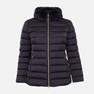 Dark blue women's down jacket Geox Bettanie - Women's