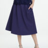 Dark blue women's knee-length skirt ORSAY - Women's