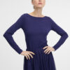 Dark blue women's long-sleeved T-shirt ORSAY - Women's