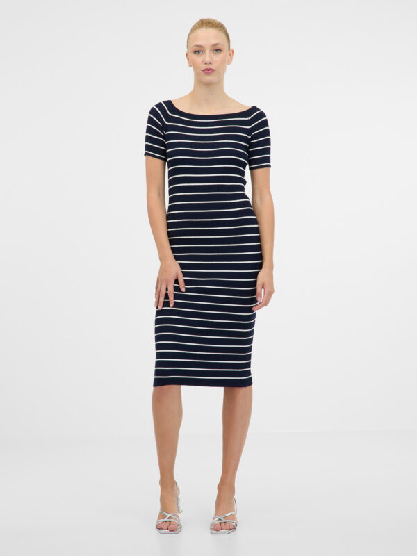 Dark blue women's midi dress ORSAY - Women's