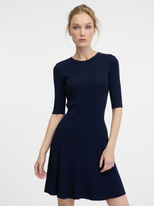 Dark blue women's short dress ORSAY - Women's