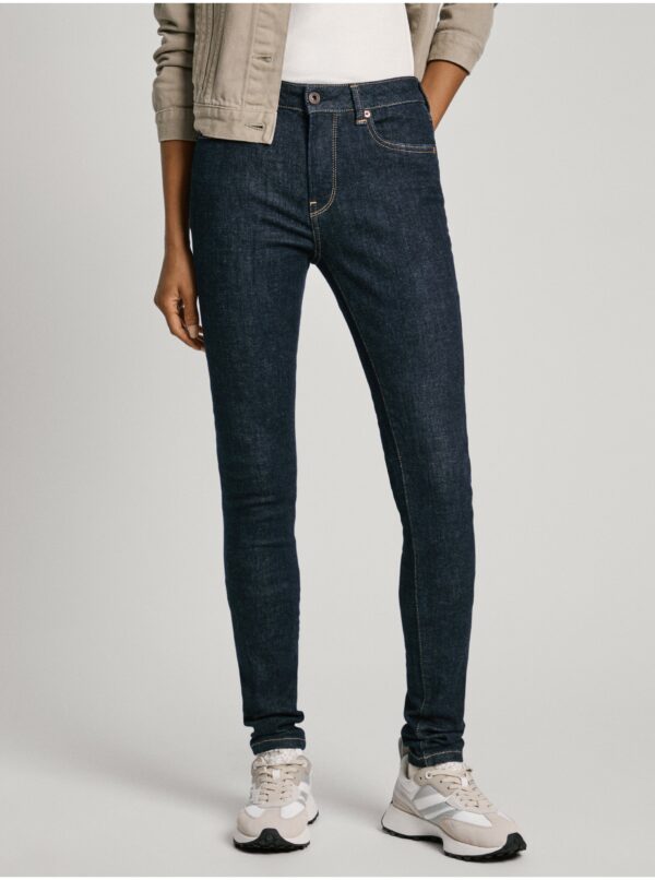 Dark blue women's skinny fit jeans Jeans Pepe Jeans - Women