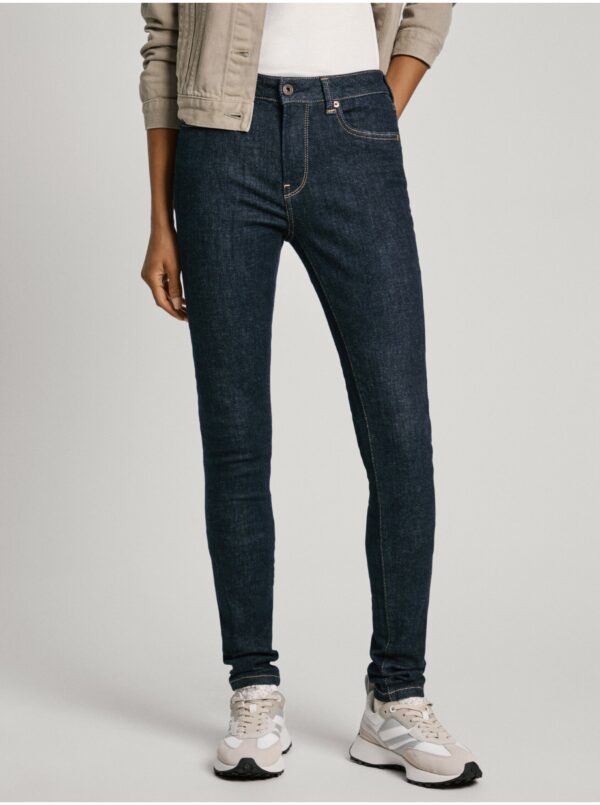 Dark blue women's skinny fit jeans Jeans Pepe Jeans - Women