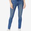 Dark blue women's skinny fit jeans Pepe Jeans Regent - Women's