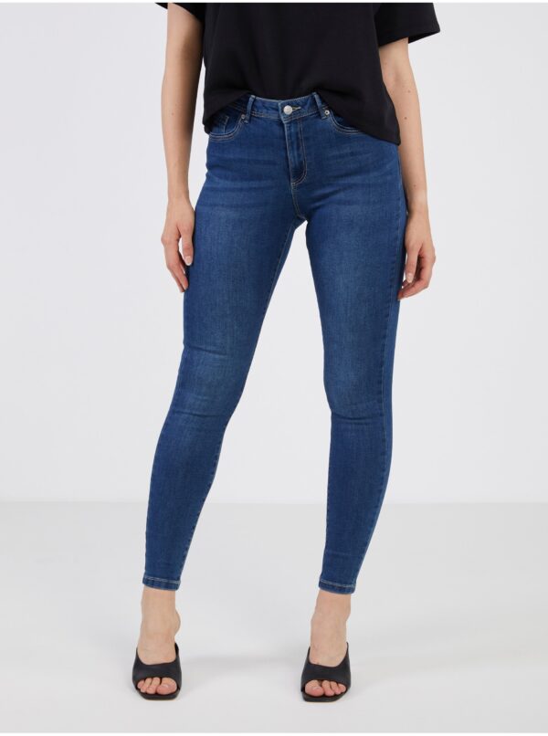 Dark blue women's skinny fit jeans VERO MODA Tanya - Women's