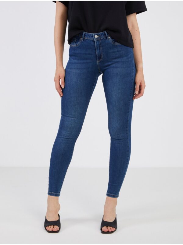 Dark blue women's skinny fit jeans VERO MODA Tanya - Women's