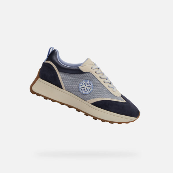 Dark blue women's sneakers Geox Amabel - Women's
