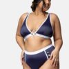 Dark blue women's swimwear top DORINA Monte-Carlo - Women