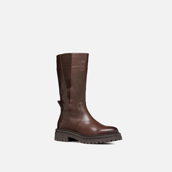 Dark brown women's boots Geox Iridea - Women's