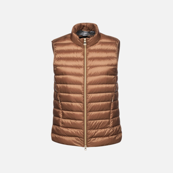 Dark brown women's vest Geox Jaysen - Women's