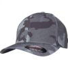Dark camouflage cap Flexfit Camo Stripe Cap