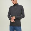 Dark gray men's sweater Jack & Jones Emil - Men