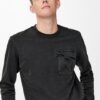 Dark gray men's sweatshirt with pocket ONLY & SONS Jimi - Men