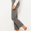 Dark gray shortened trousers CAMAIEU - Ladies