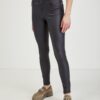 Dark gray women's leatherette pants ORSAY - Ladies