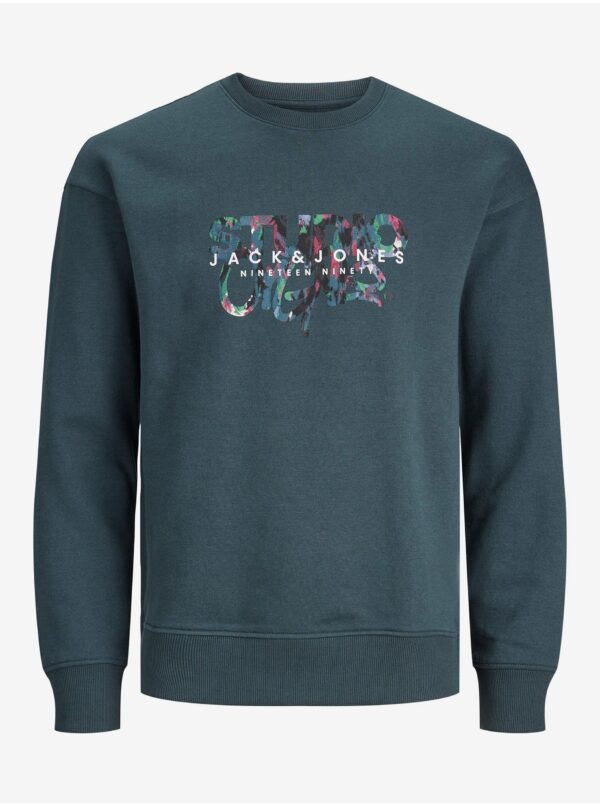 Dark green boys' sweatshirt Jack & Jones Silver - Boys