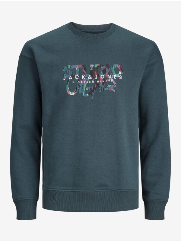 Dark green boys' sweatshirt Jack & Jones Silver - Boys