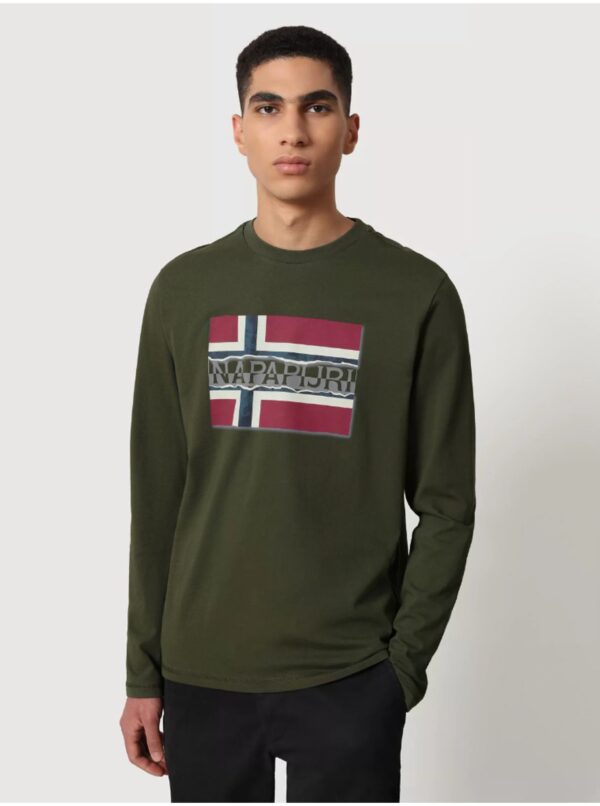 Dark green men's T-shirt NAPAPIJRI Sench - Men