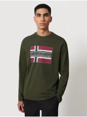 Dark green men's T-shirt NAPAPIJRI Sench - Men