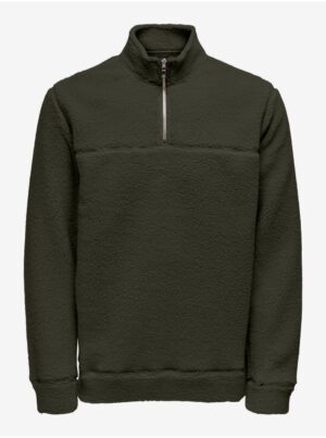 Dark green men's sweatshirt ONLY & SONS Remy - Men's