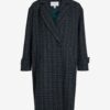 Dark green women's checkered coat VILA Vijay - Women's