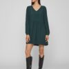 Dark green women's dress VILA Fini - Ladies