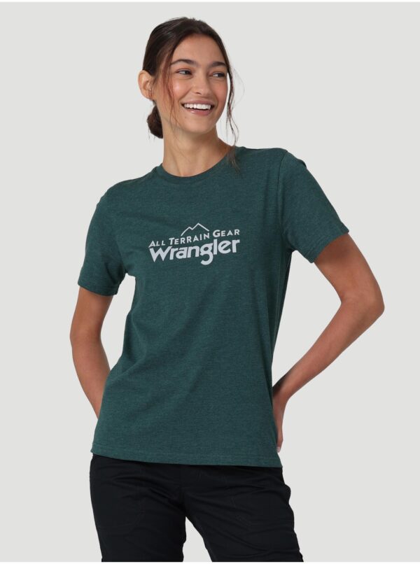 Dark green women's striped T-shirt Wrangler - Women's